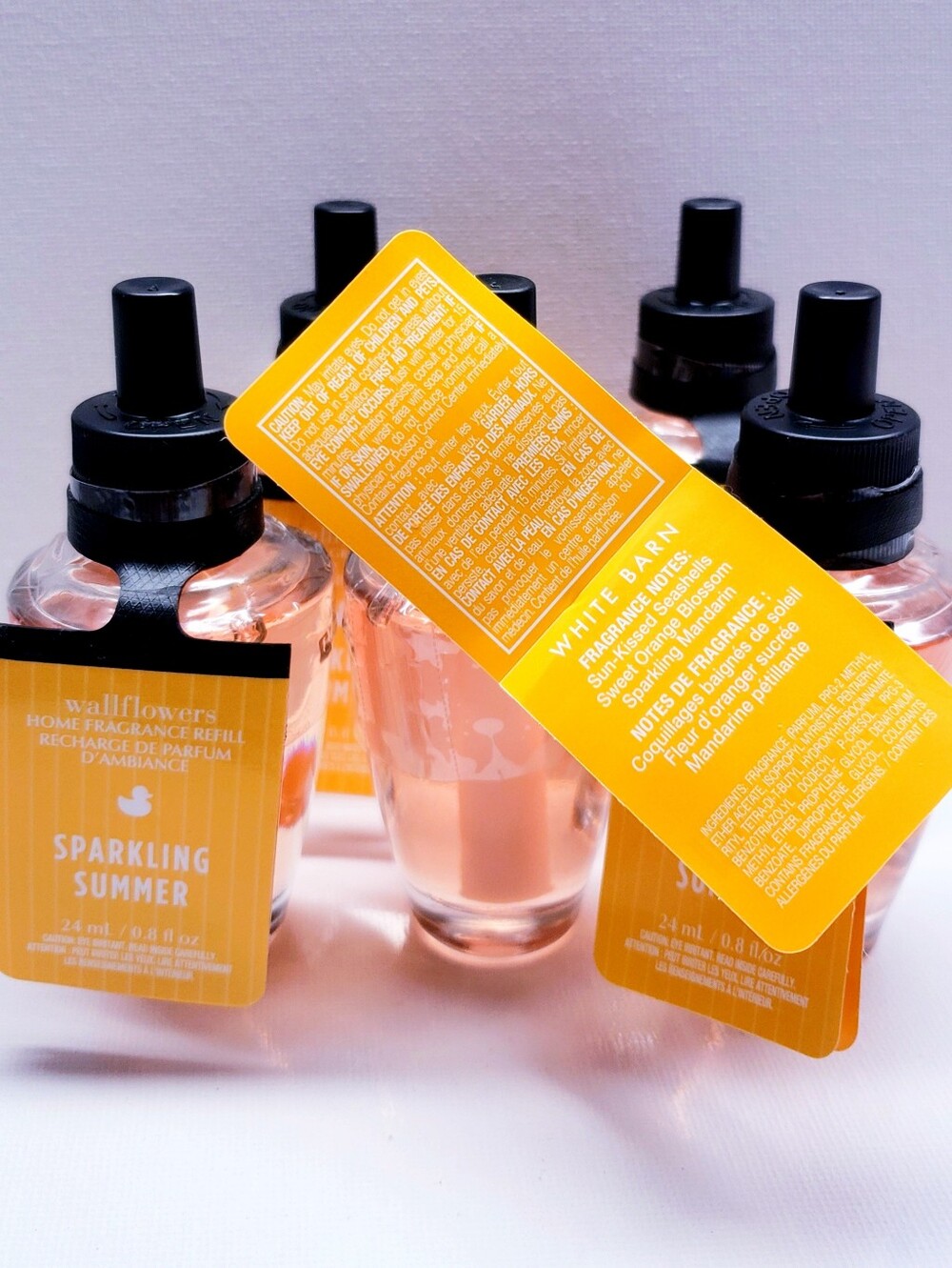 Bath & Body Works SPARKLING SUMMER Wallflowers Home Fragrance Refill (5 pcs) - Picture 3 of 5